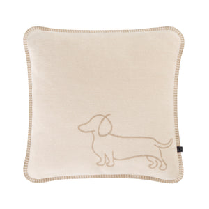 Kissenhülle WE LOVE DOGS Schwarz/Beige Bild 5