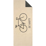 Saunatuch Postcard Towels TRAVEL Bicycle Beige Bild 1