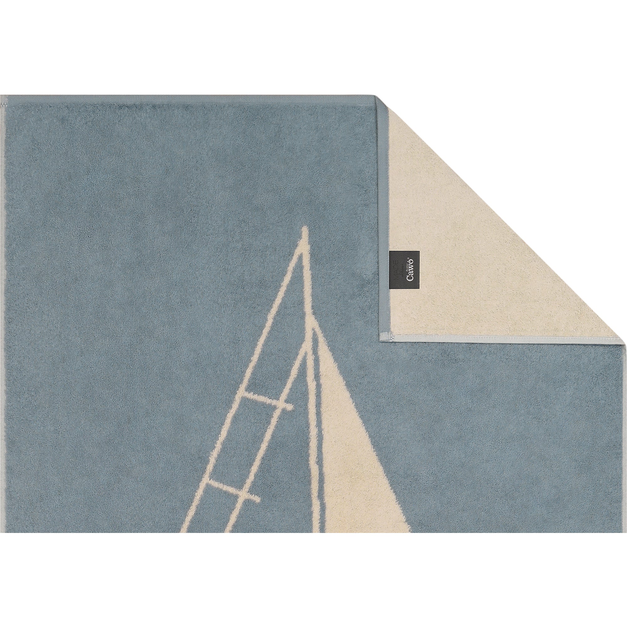 Saunatuch Postcard Towels TRAVEL Bicycle Beige Bild 5
