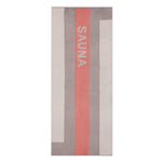 Saunatuch SAUNA Sand Bild 1