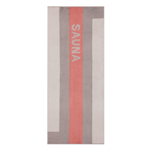 Saunatuch SAUNA Sand Bild 1