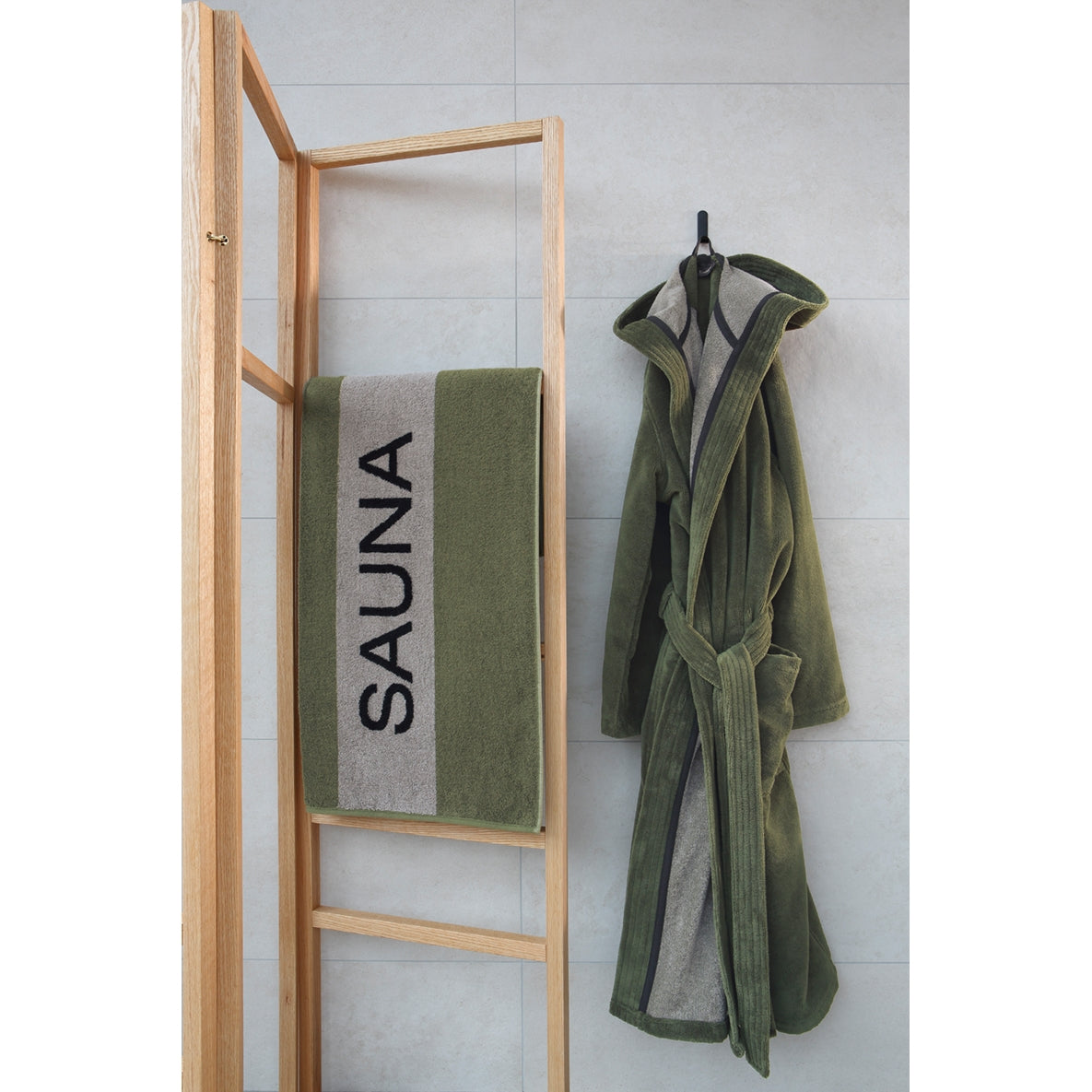 Saunatuch SAUNA Navy Bild 6