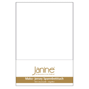Bettlaken Mako-Feinjersey weiß Bild 17