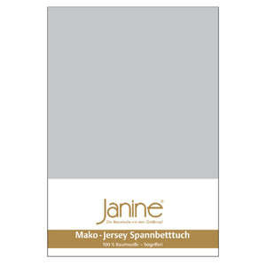Bettlaken Mako-Feinjersey weiß Bild 18