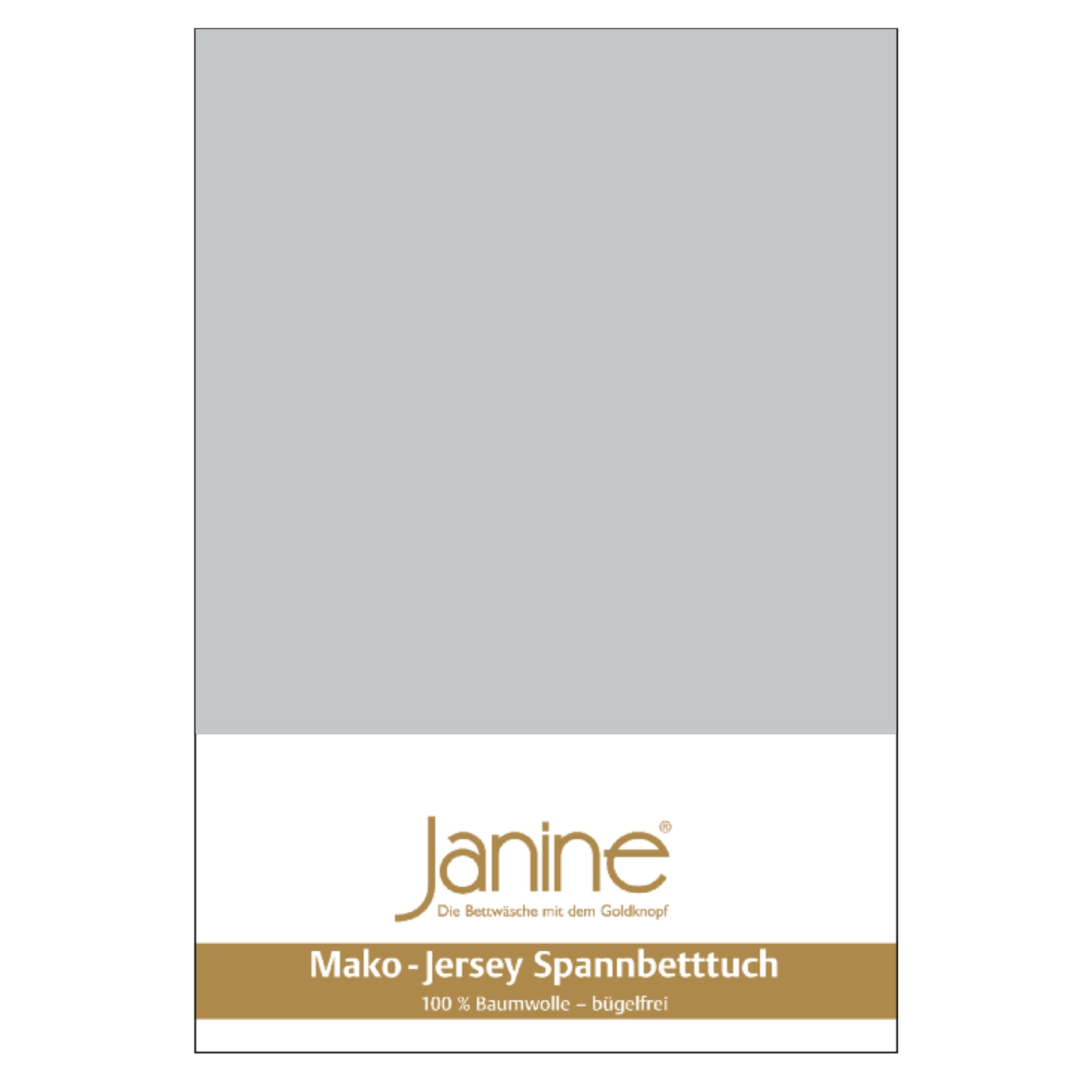 Bettlaken Mako-Feinjersey weiß Bild 18