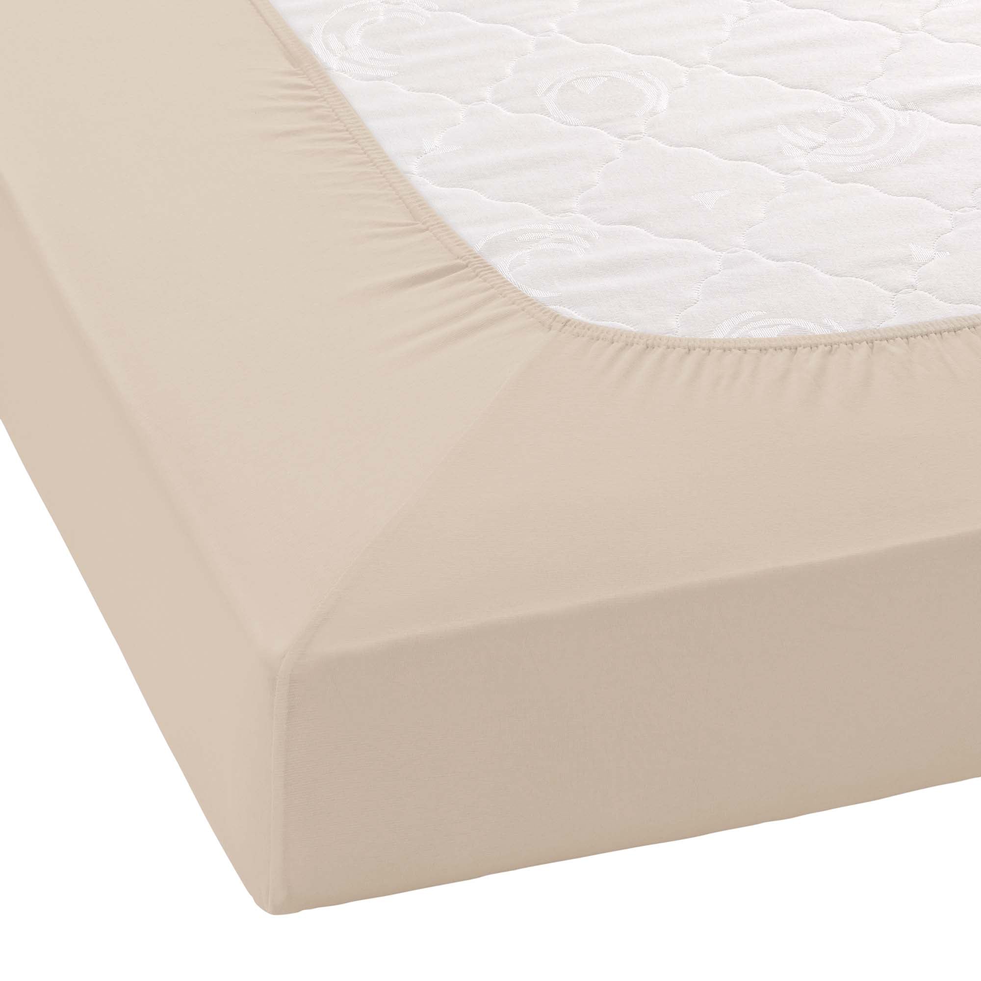 Bettlaken Mako-Feinjersey-Elastic ecru Bild 80