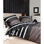 Bettwäsche Mako-Satin nougat schwarz Bild 1