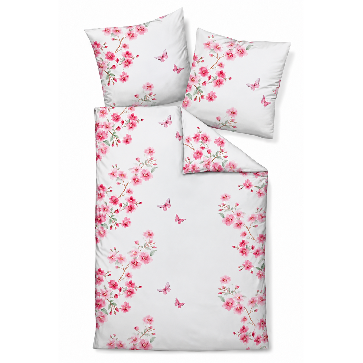 Janine Bettwäsche Mako-Satin rosa Bild 2