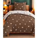 Janine Feinbiber Bettwäsche beige braun Bild 1