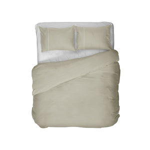 Bettwäsche Perkal-Baumwolle Taupe Bild 12
