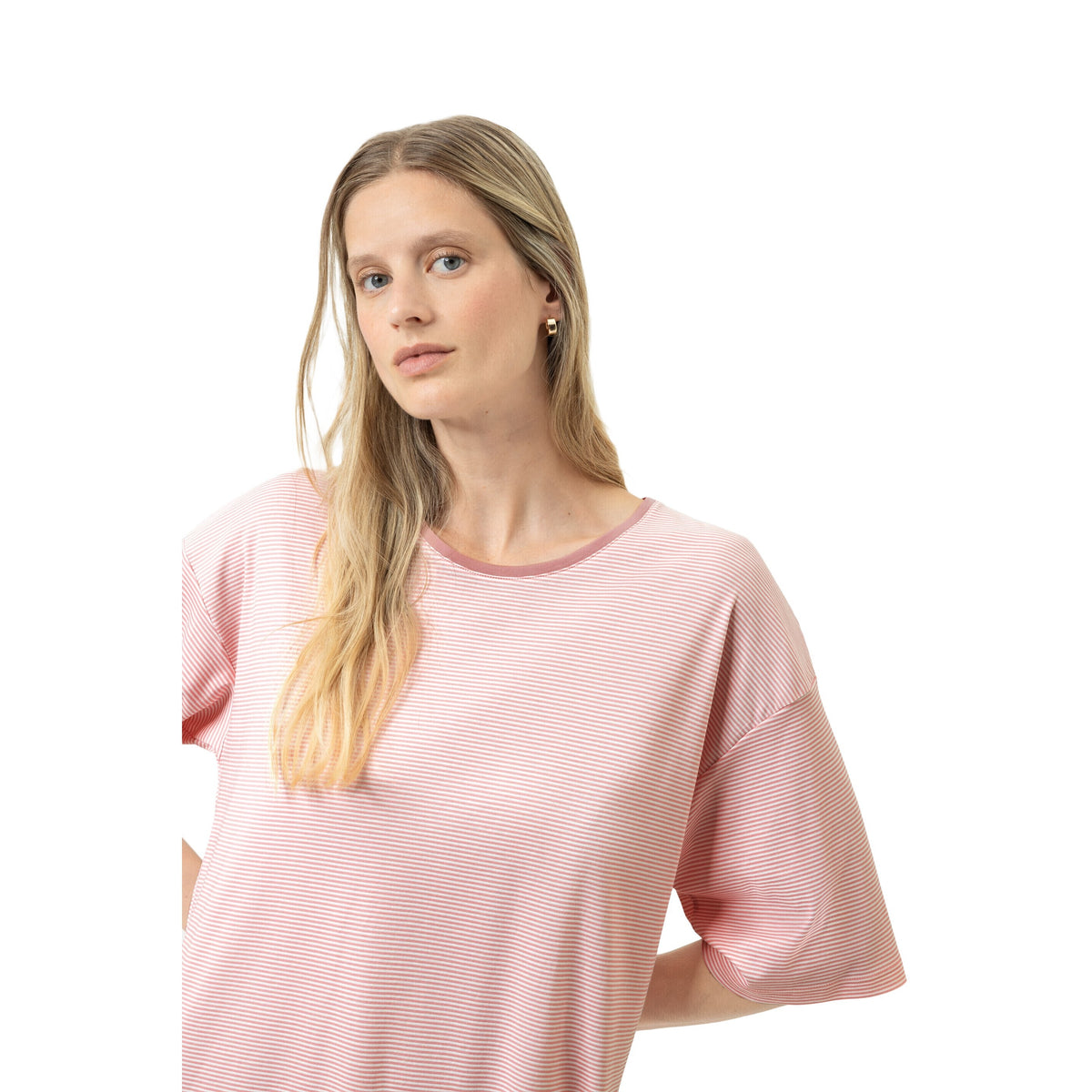 Mey Kurzarm-Schlafshirt/ Bigshirt bridal rose Bild 4