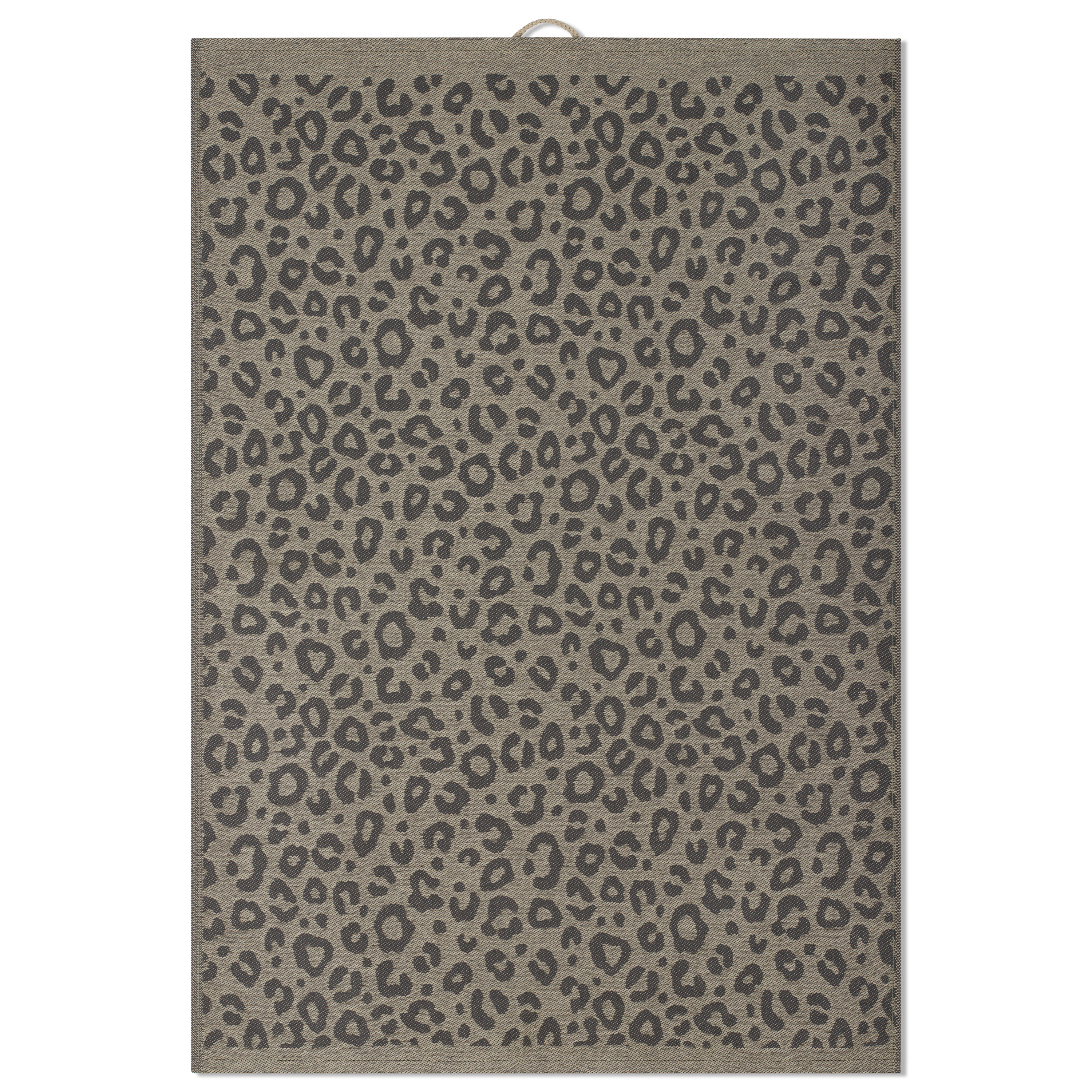 Baumwoll Geschirrtuch Anthrazit/Beige Bild 1
