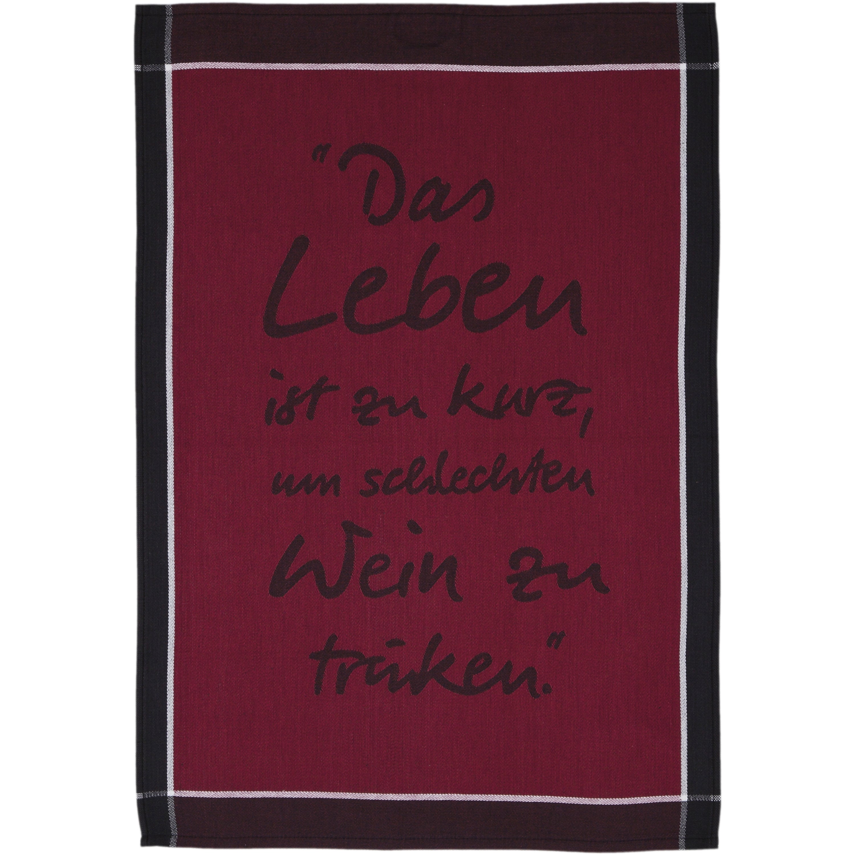 Baumwoll Geschirrtuch Vino Bild 1