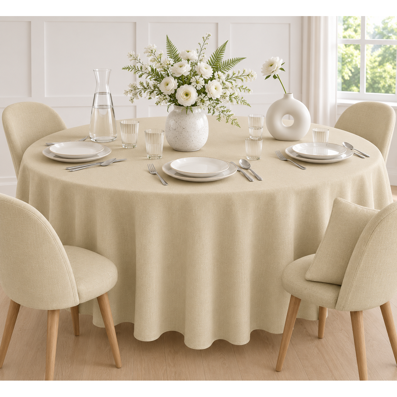 Loft 170 rund - 89 chestnut creme Bild 1