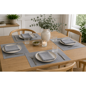 Loft 35 x 50 - 89 chestnut Tischset silver grey Bild 3