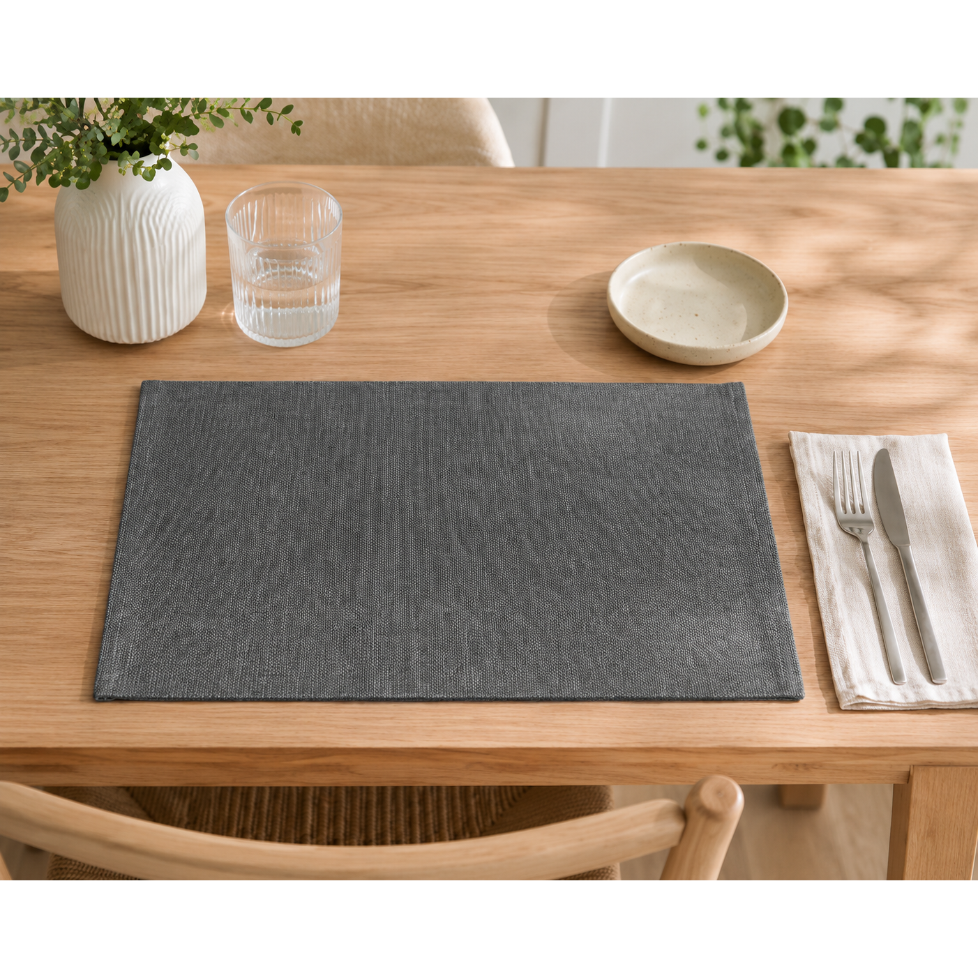Loft 35 x 50 - 89 chestnut Tischset graphite Bild 1