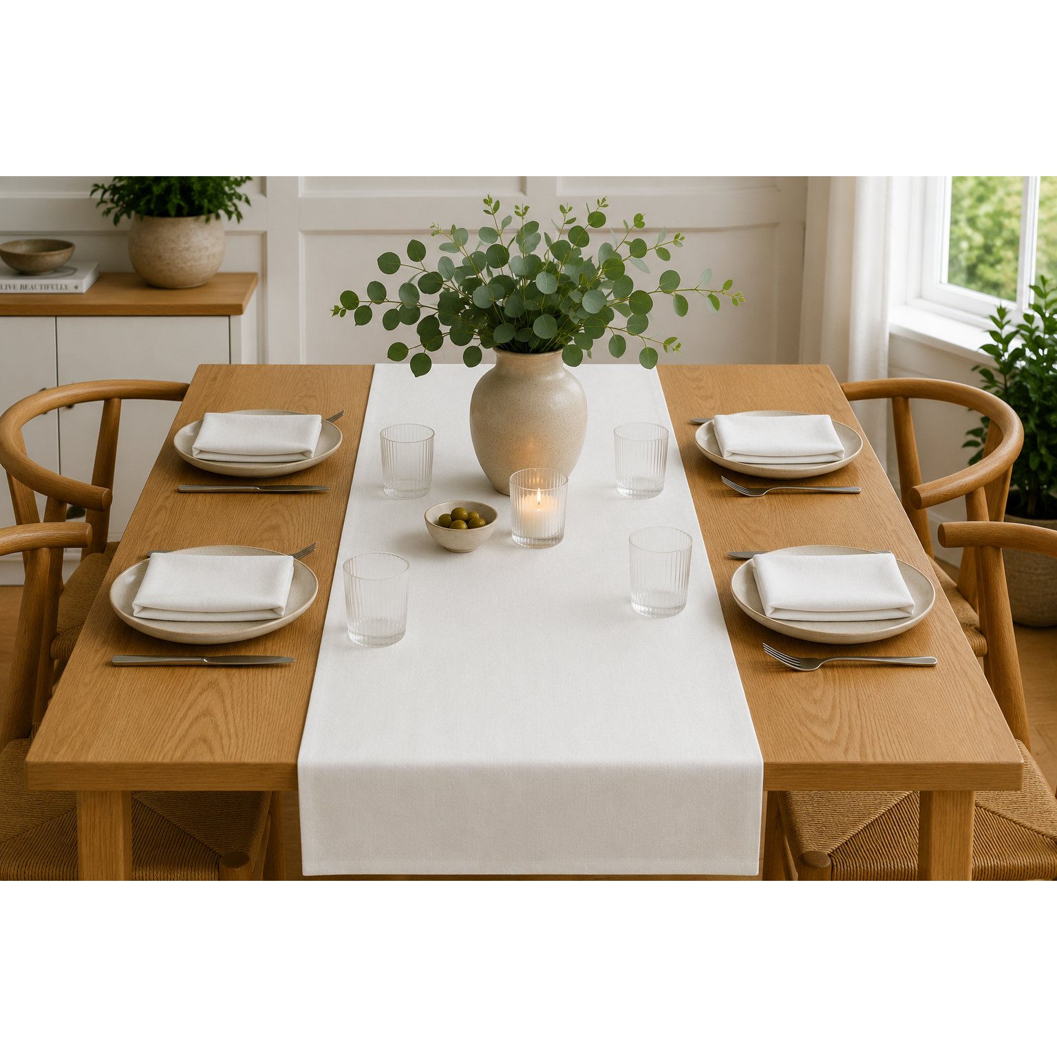 Loft 50 x 140 - 89 chestnut Tischlä ecru Bild 1