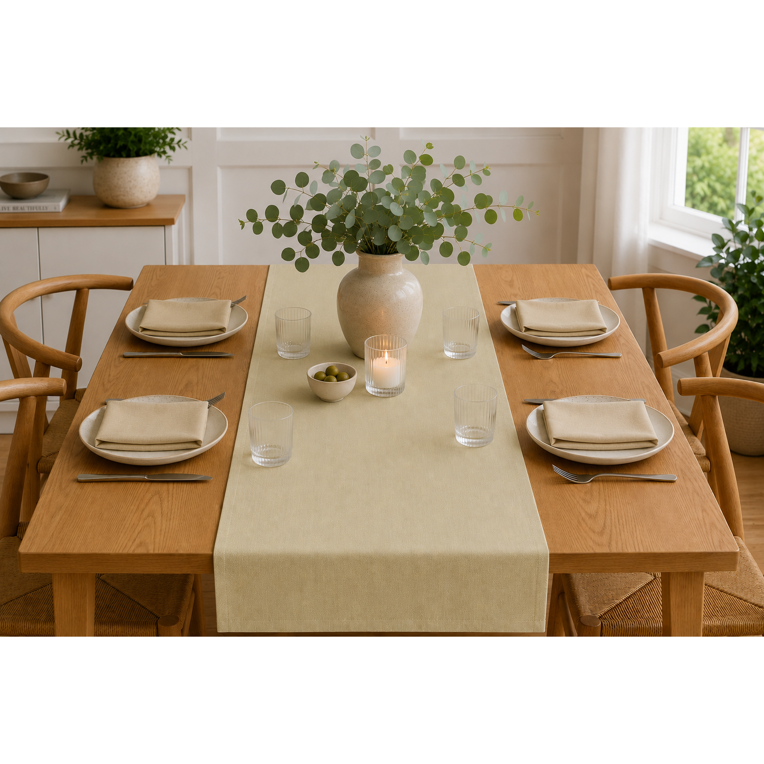 Loft 50 x 140 - 89 chestnut Tischlä creme Bild 1