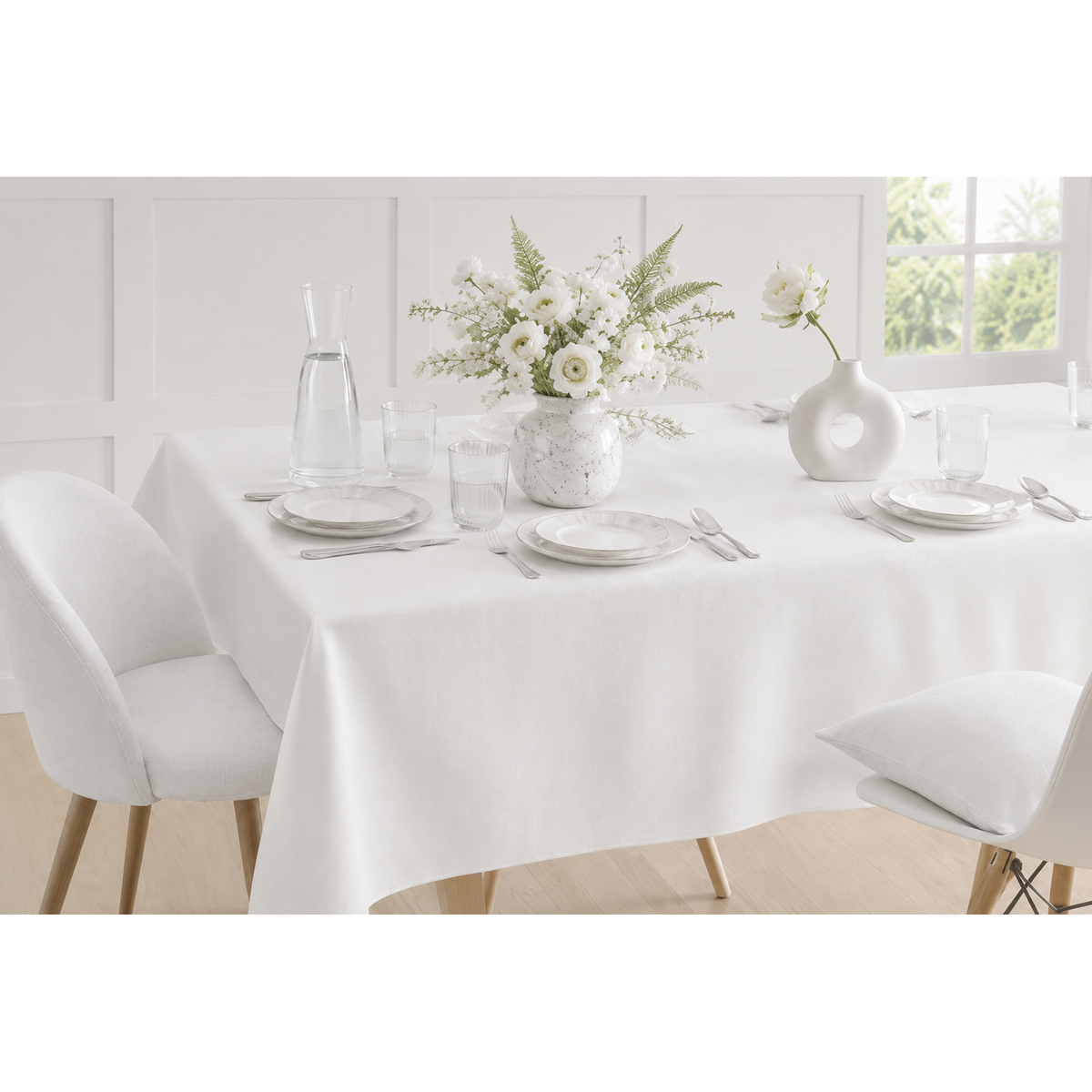 Sander Tischdecke Loft in verschiedenen Größen ecru Bild 1