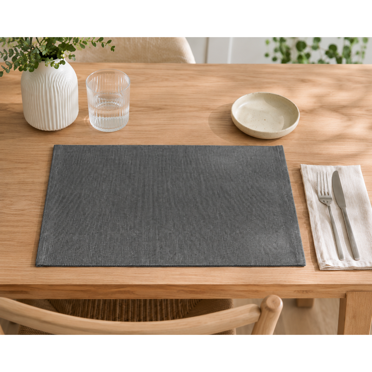 Sander Tischset Loft graphite Bild 1