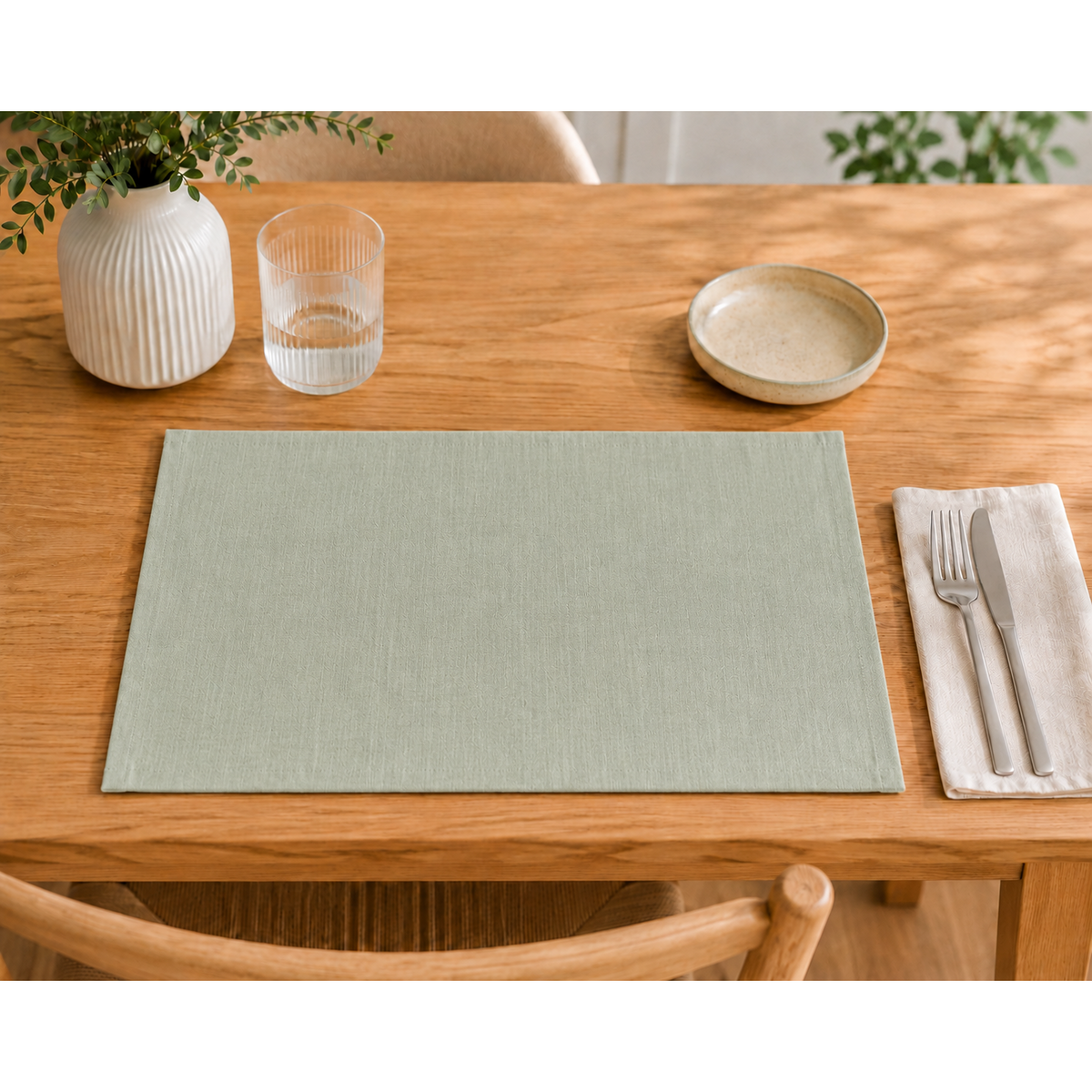 Sander Tischset Loft fog green Bild 1