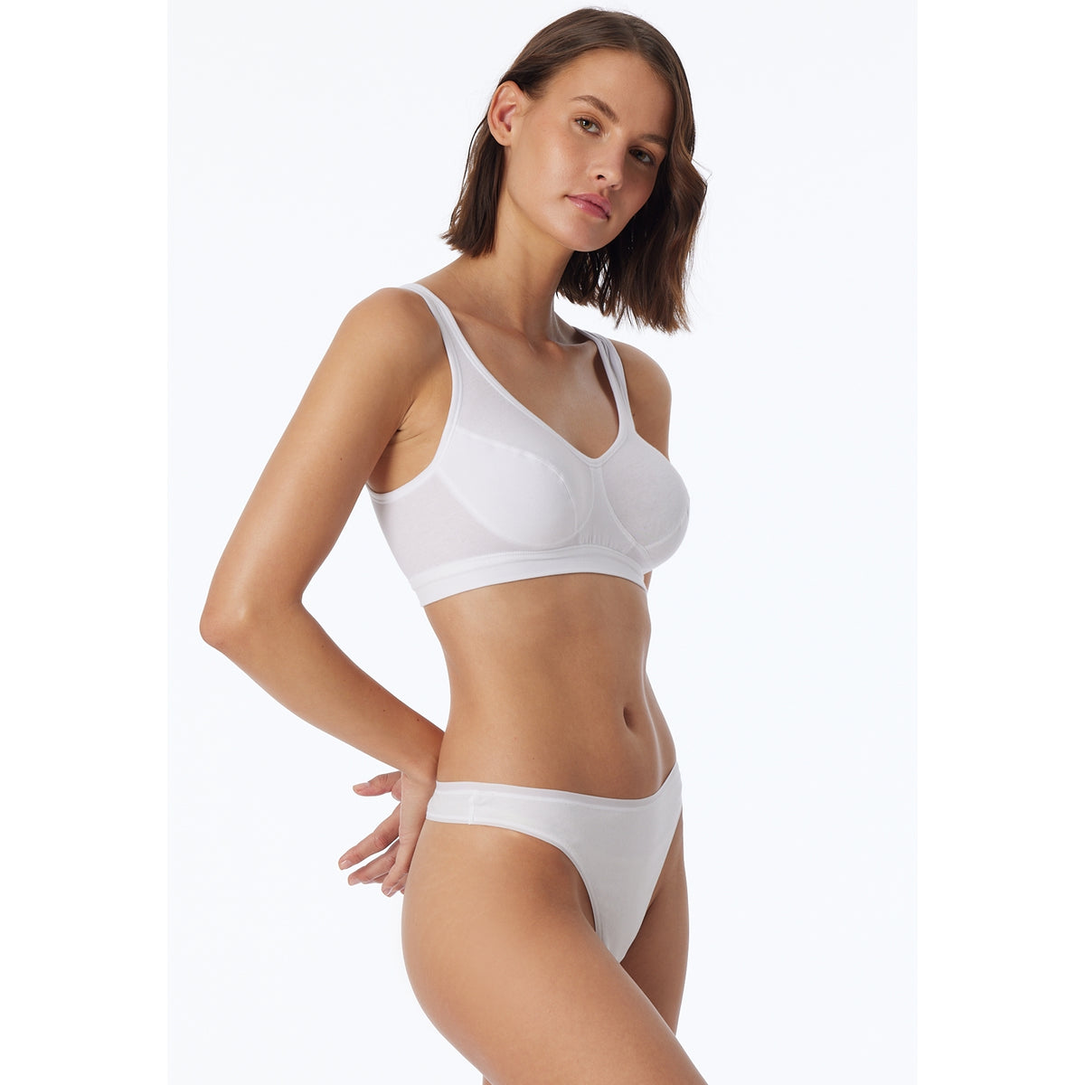SCHIESSER 2er Pack Strings weiss Bild 2