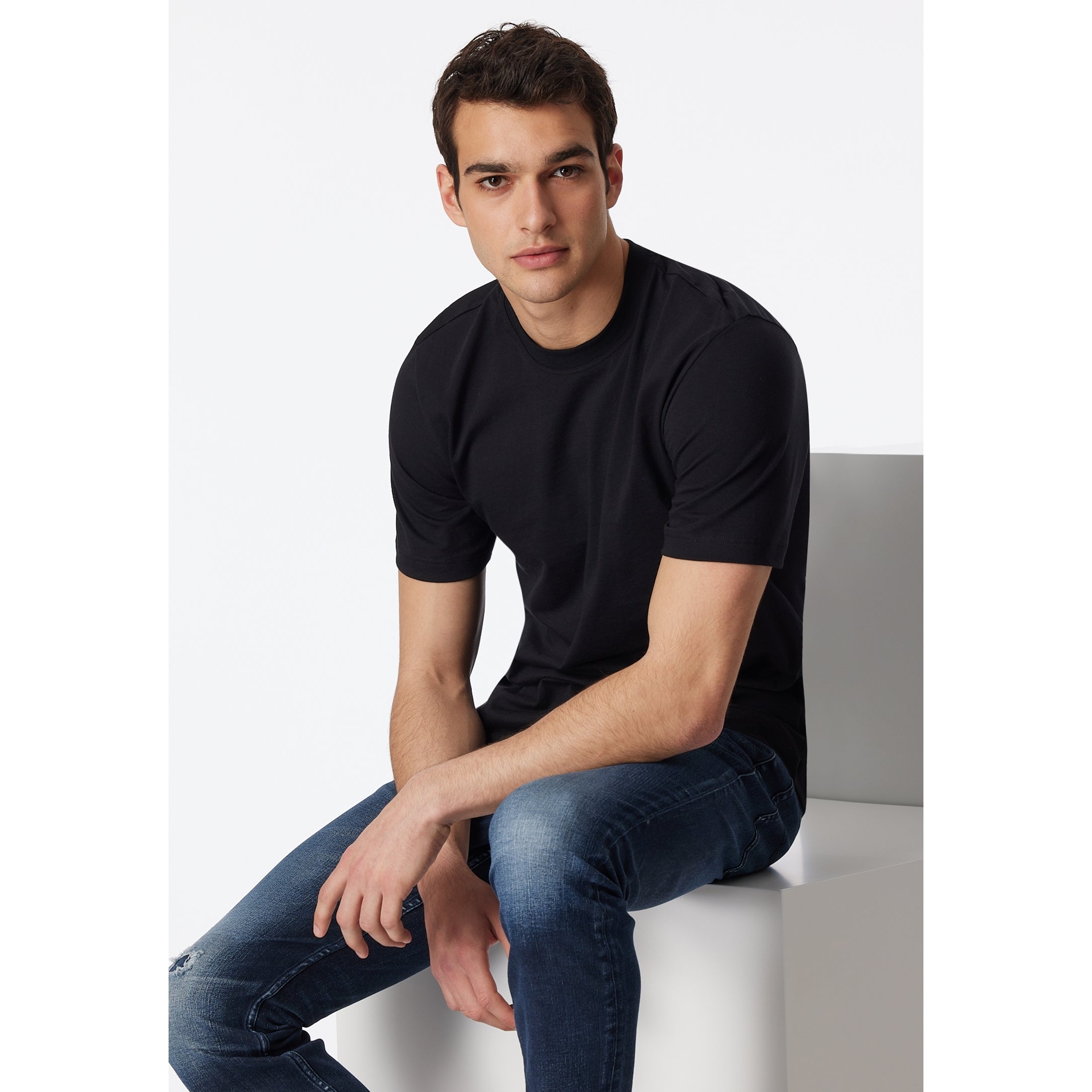 2er Pack T-shirt schwarz Bild 2