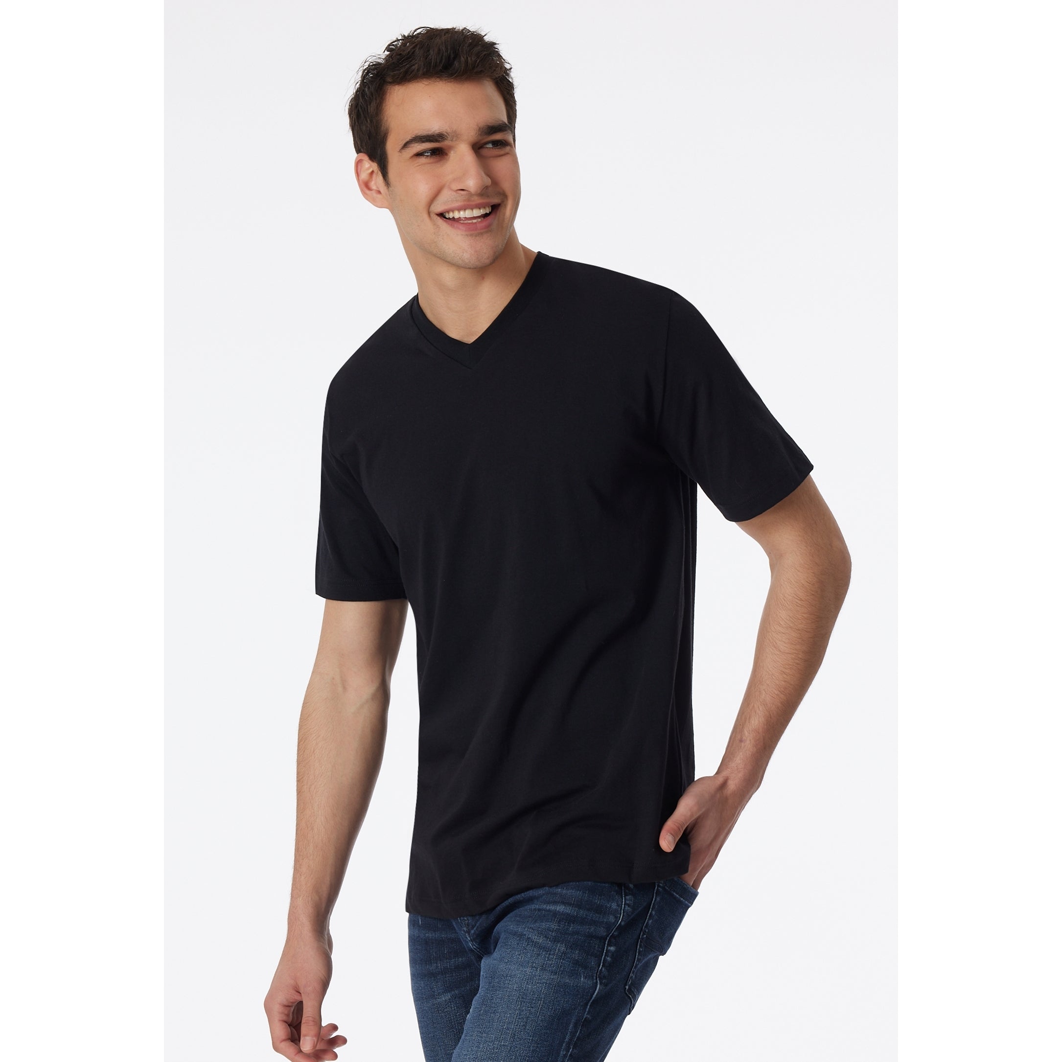 2er Pack T-shirt schwarz Bild 2