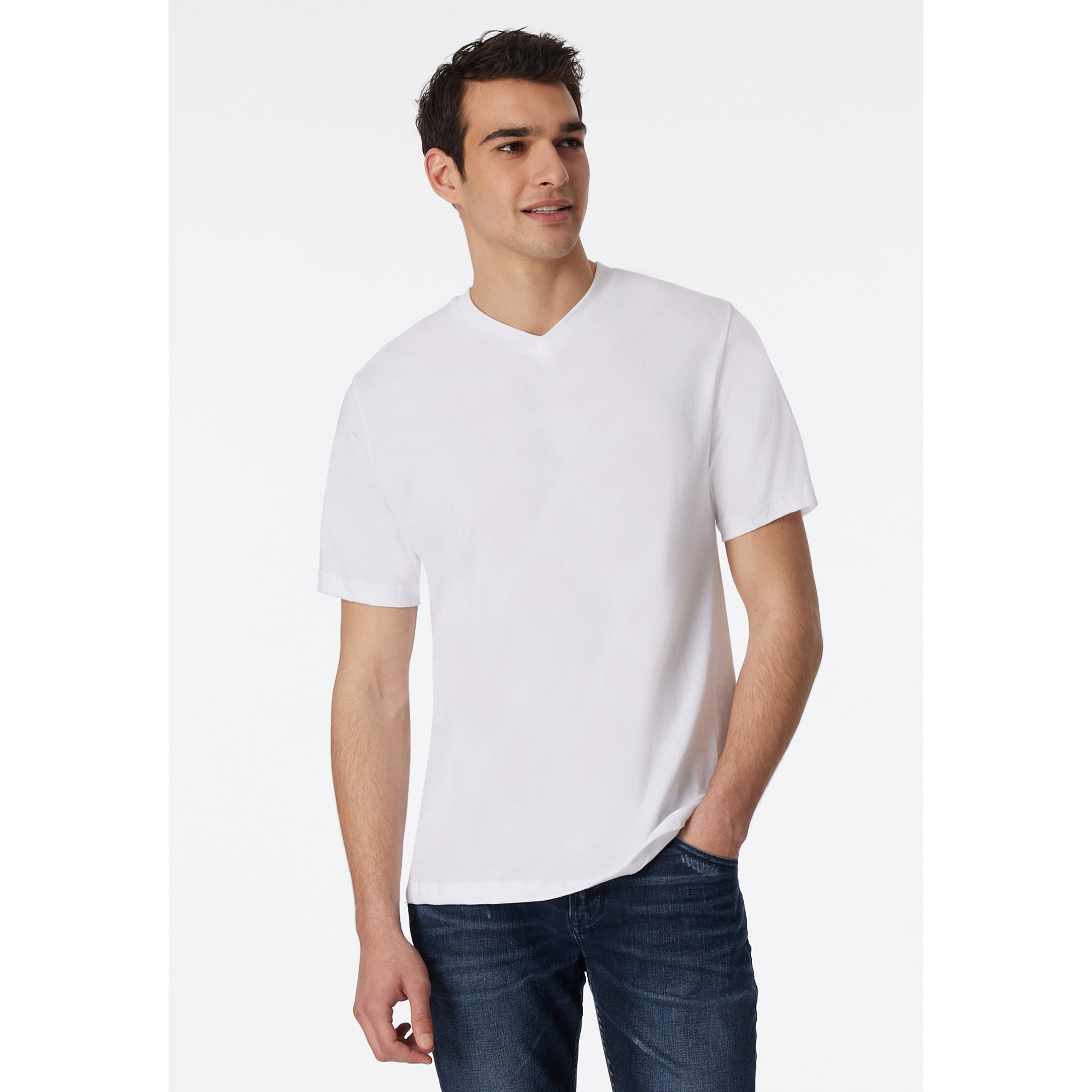 2er Pack T-shirt weiss Bild 2