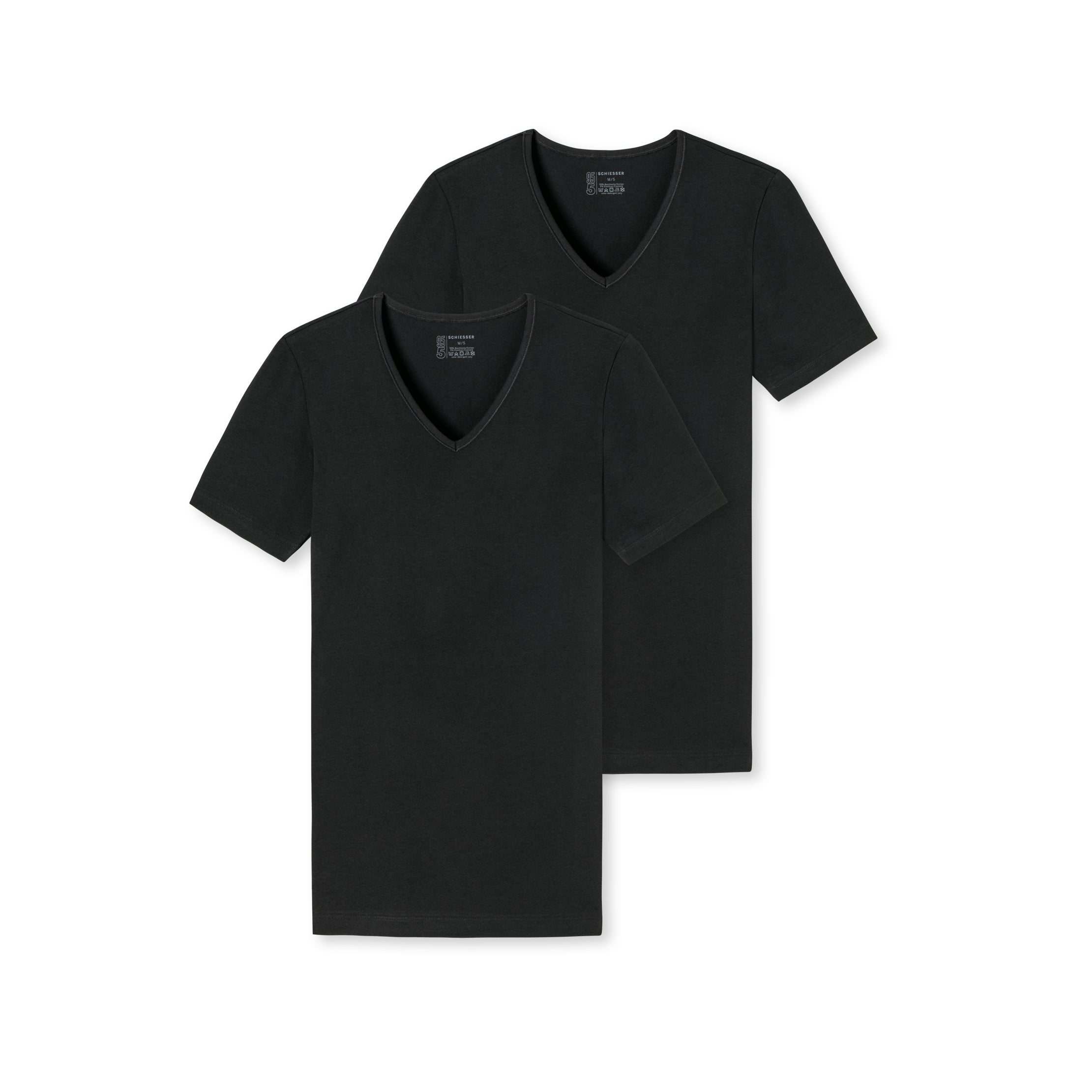 2er Pack T-shirt schwarz Bild 1