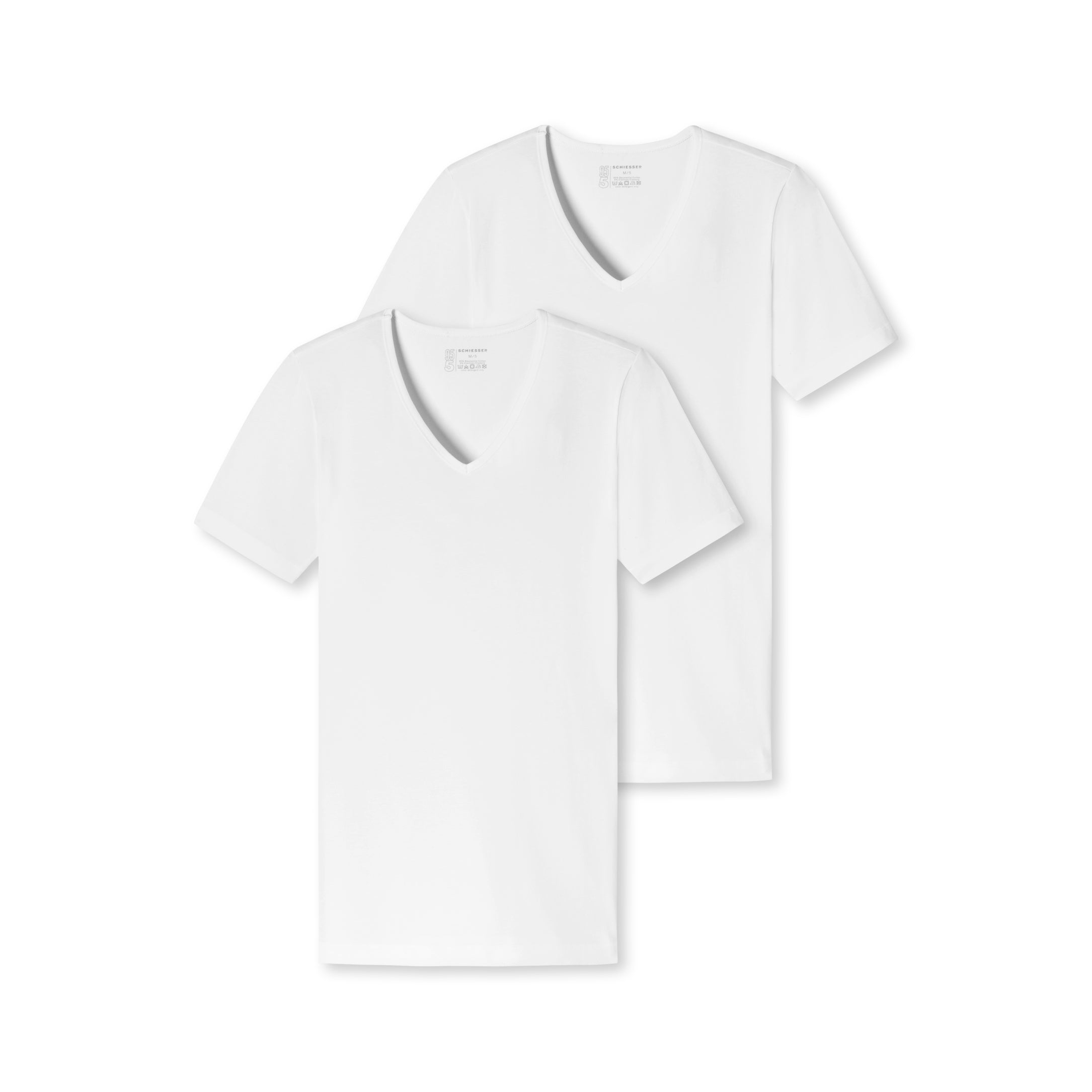 2er Pack T-shirt weiss Bild 1