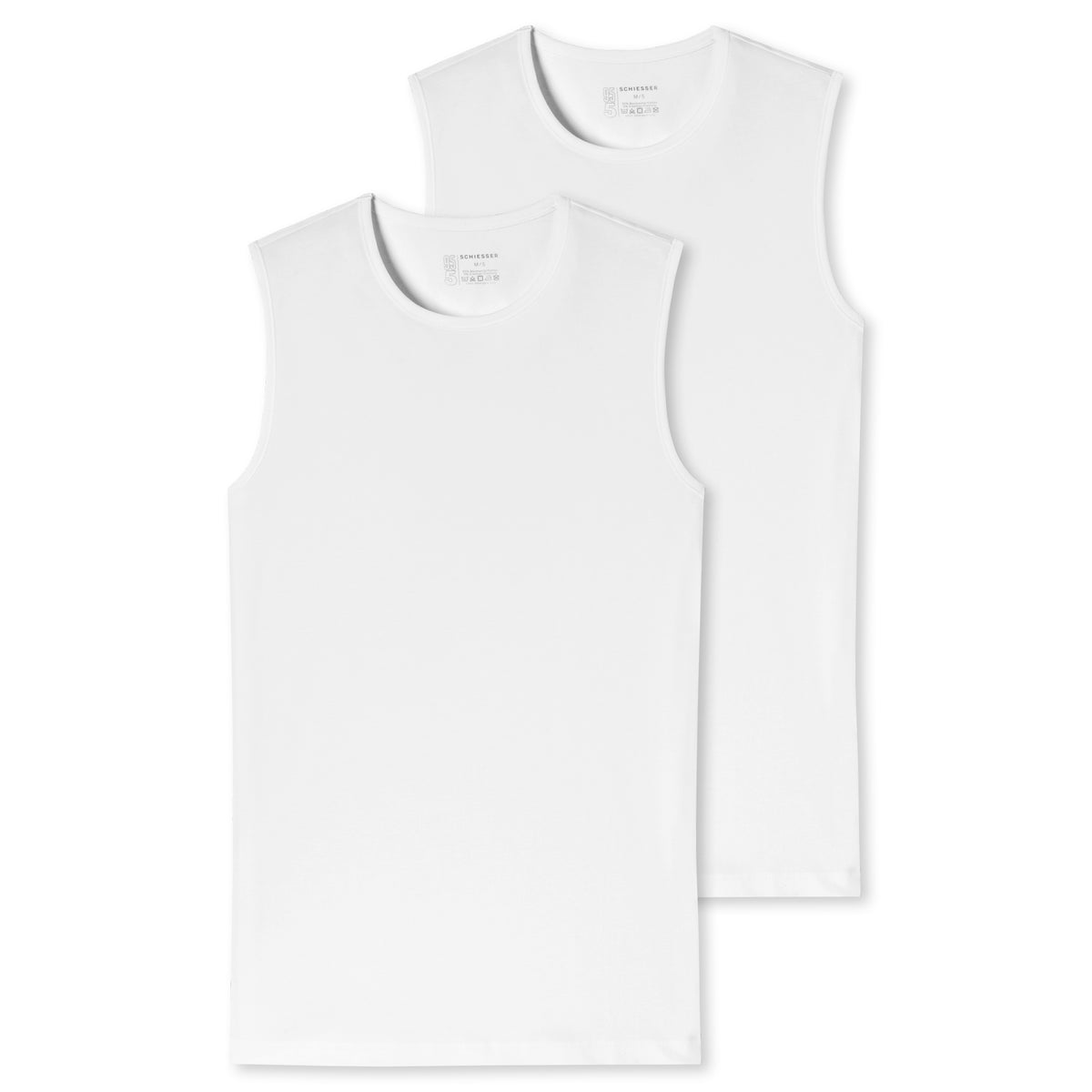 SCHIESSER 2er Pack Tank Tops weiss Bild 1