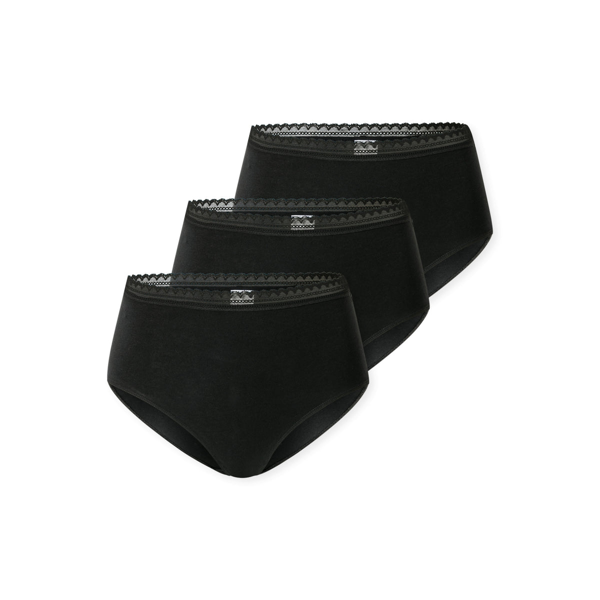 SCHIESSER 3er Pack Midi-Slips schwarz Bild 1