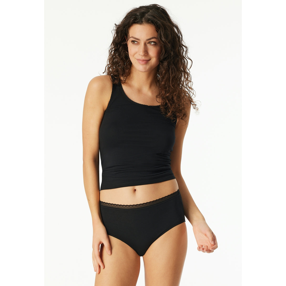 SCHIESSER 3er Pack Midi-Slips schwarz Bild 2