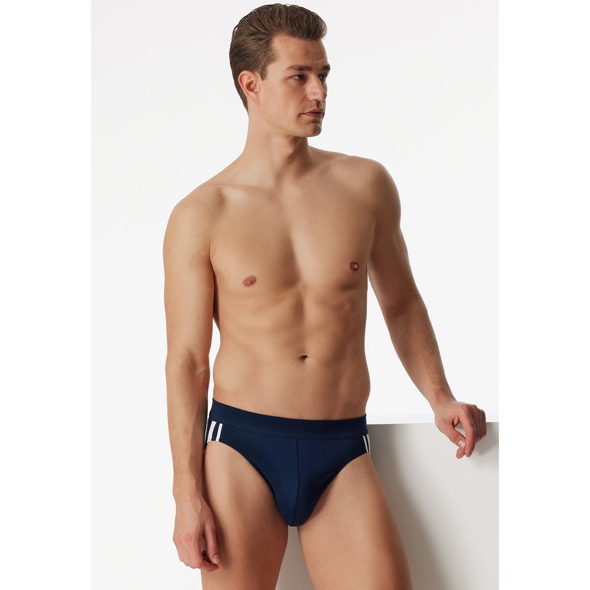 SCHIESSER 3er Pack Rio-Slips dunkelblau Bild 2