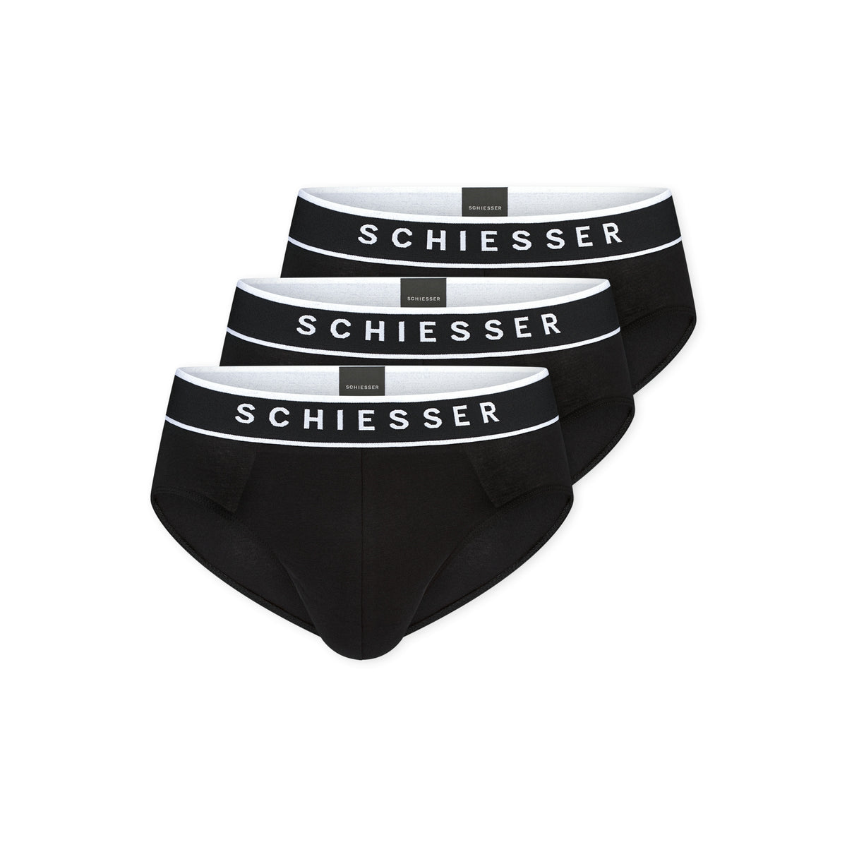 SCHIESSER 3er Pack Rio-Slips schwarz Bild 1
