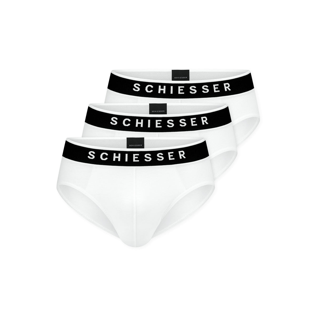 SCHIESSER 3er Pack Rio-Slips weiss Bild 1