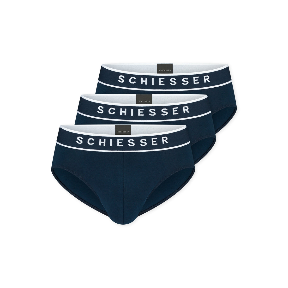 SCHIESSER 3er Pack Rio-Slips dunkelblau Bild 1