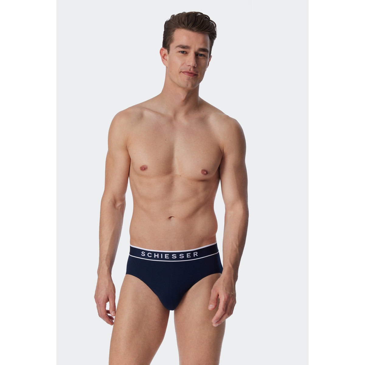 SCHIESSER 3er Pack Rio-Slips dunkelblau Bild 2