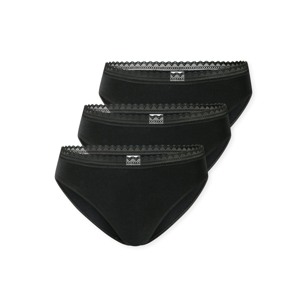 SCHIESSER 3er Pack Rio-Slips schwarz Bild 1