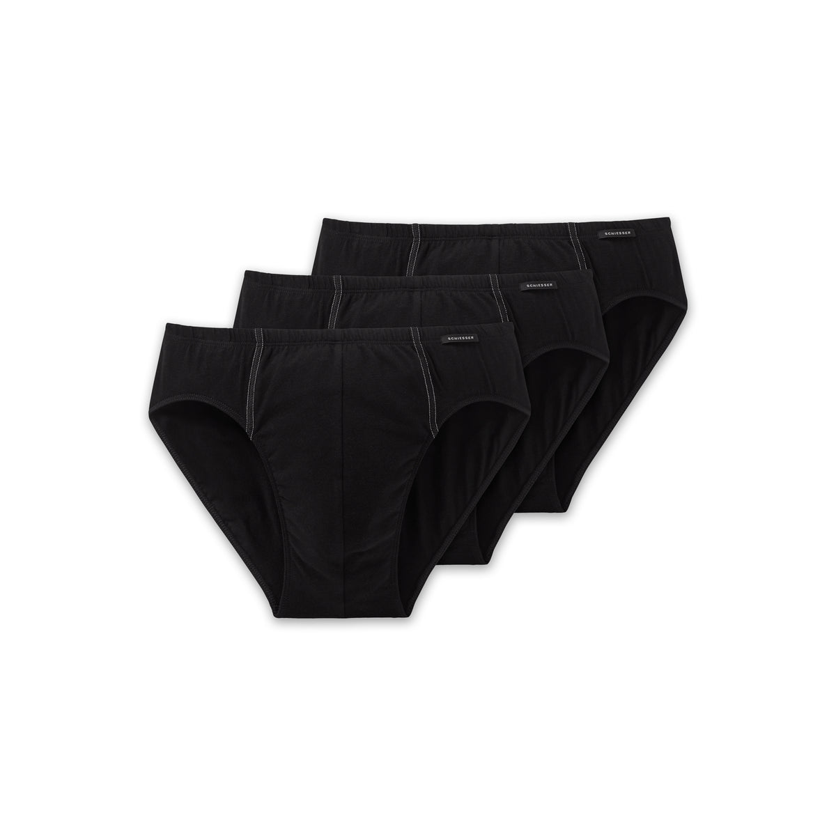 SCHIESSER 3er Pack Supermini-Slips schwarz Bild 1