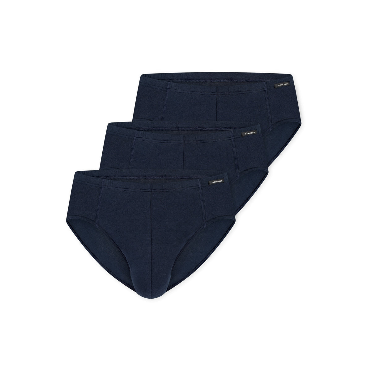 SCHIESSER 3er Pack Supermini-Slips dunkelblau Bild 1