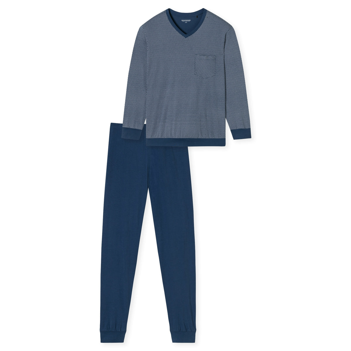 SCHIESSER Schlafanzug blau Bild 1