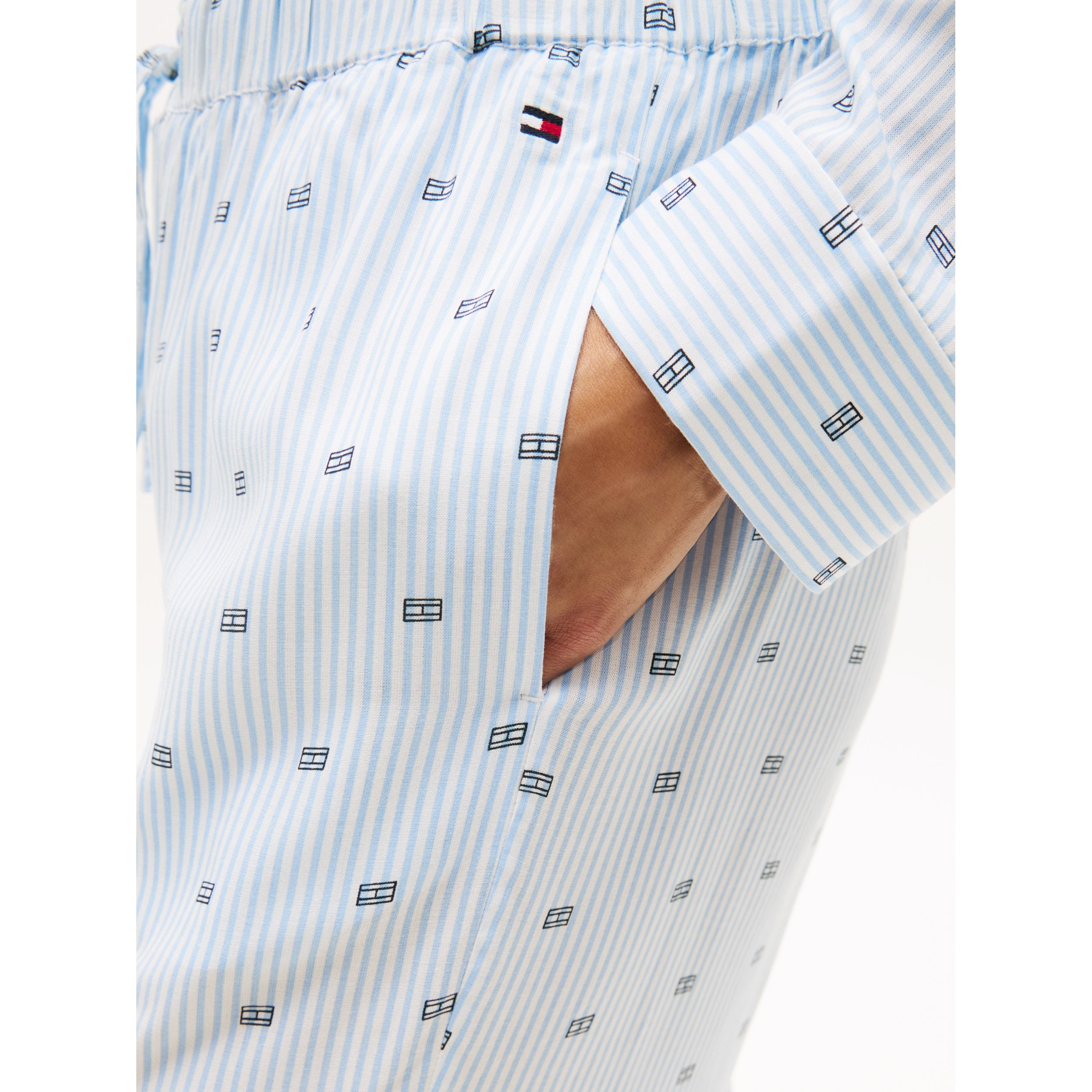 Viskose Pyjama Hose BLUE Bild 5